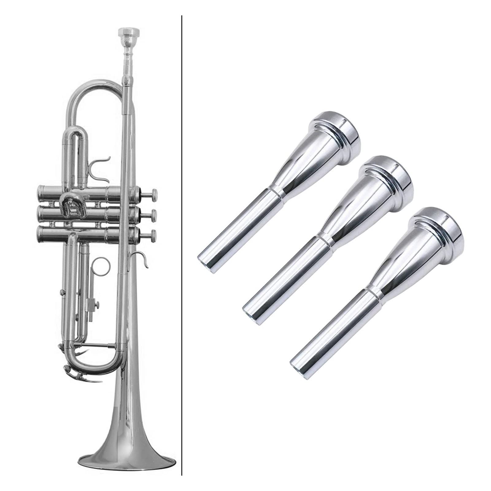 3x ustnik do trąbki 3C 5C 7C rozmiar akcesoria do instrumentów muzycznych