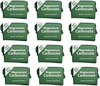Magnesium Carbonate Cubes – 12 Pack | Pure Food Grade, Non-GMO, Gluten-Free, Vegan | Easy to Dissolve, Natural Wellness Mineral, Made in Mexico – LENICO