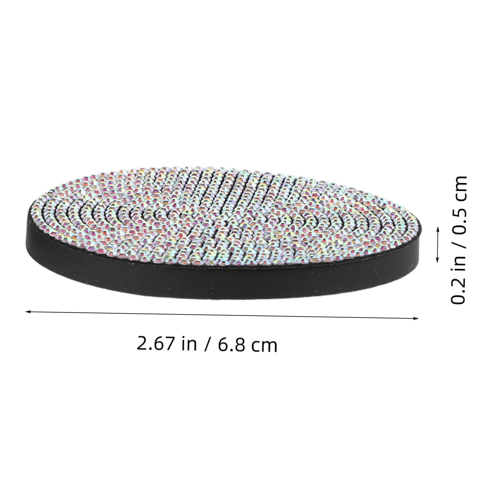 Ciieeo 2pcs Rhinestone Car Cup Holder - Interior Accessories for Vehicles Stylish Design for Any Car Fit for Various Cup