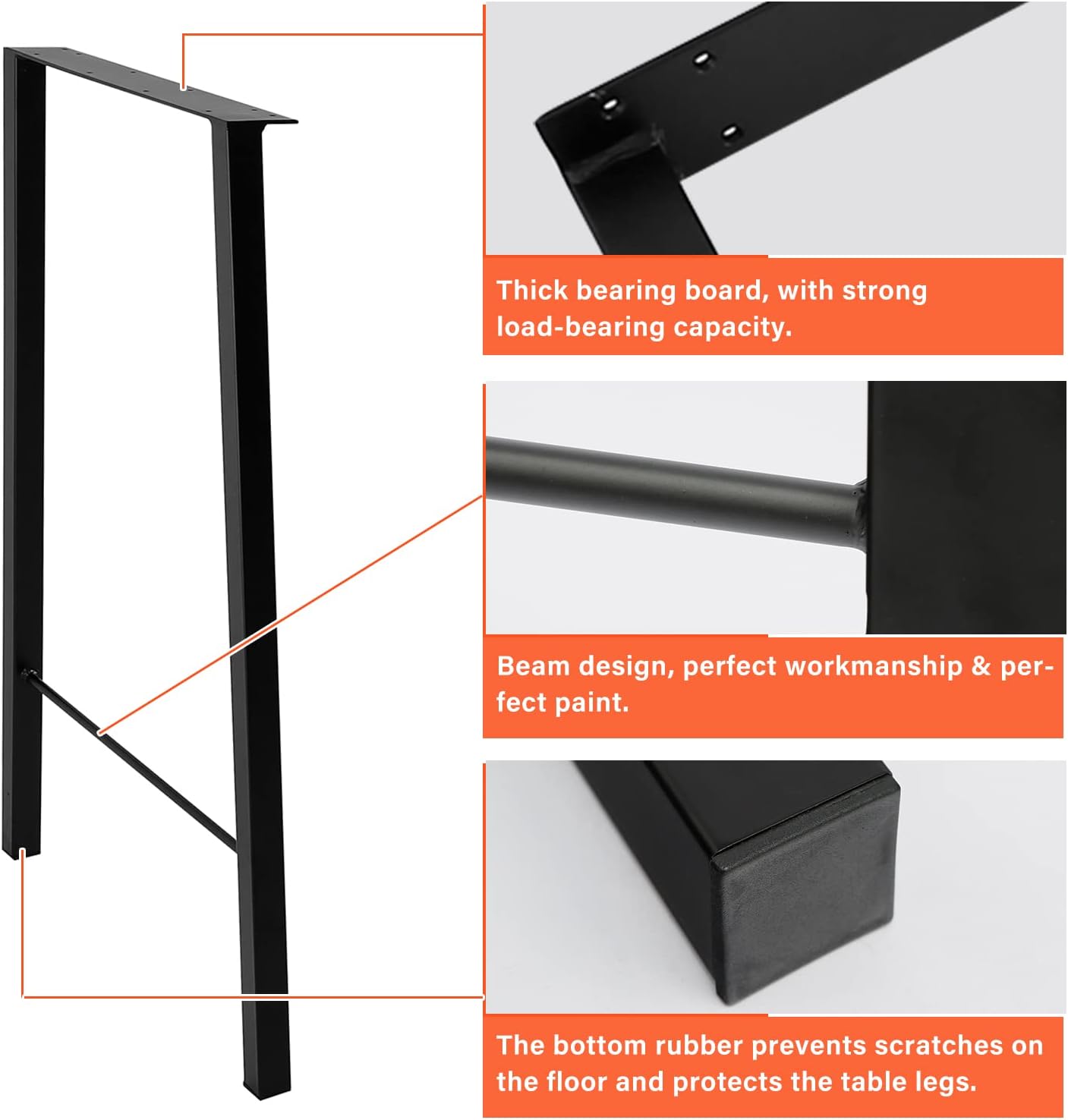 Best Cyber Monday 🔥 TC-HOMENY 30 inches Dining Table Legs Set of 2 Metal Legs Bench Legs Industry Coffee Table Desk Flash Sale TC-HOMENY 30 inches Dining Table Legs Set of 2 Metal Legs Bench Legs Industry Coffee Table Desk