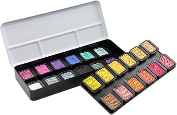 HOLBEIN Fine Tech Pearl Cent Color F2400 Pearl Color, 22 Colors + Flip-Flop Color, 2 Color Set 610605