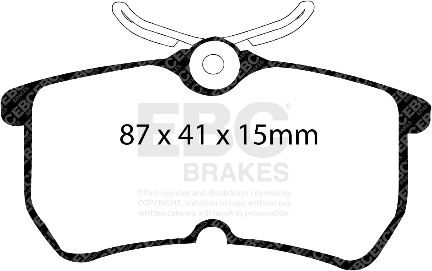 EBC Brakes DP21218 Greenstuff 2000 Series Sport Brake Pad