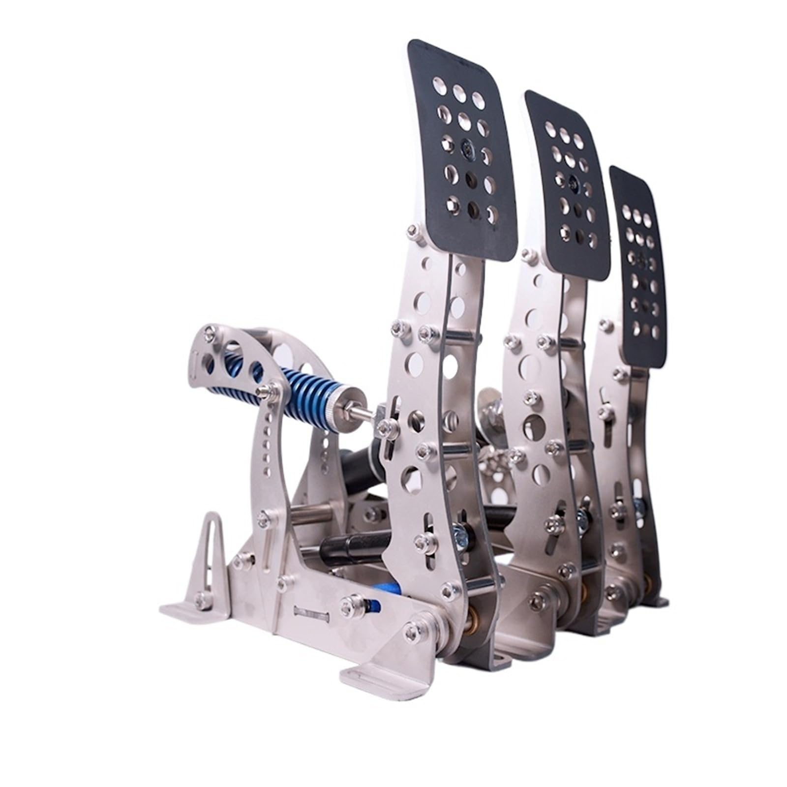 Compatibile Con 3 Pedali Sim Racing Cella Di Carico Idraulica PC Racing Rig | Struttura cella carico idraulica, sensazione naturale per giochi corsa PC(Three pedals 80)