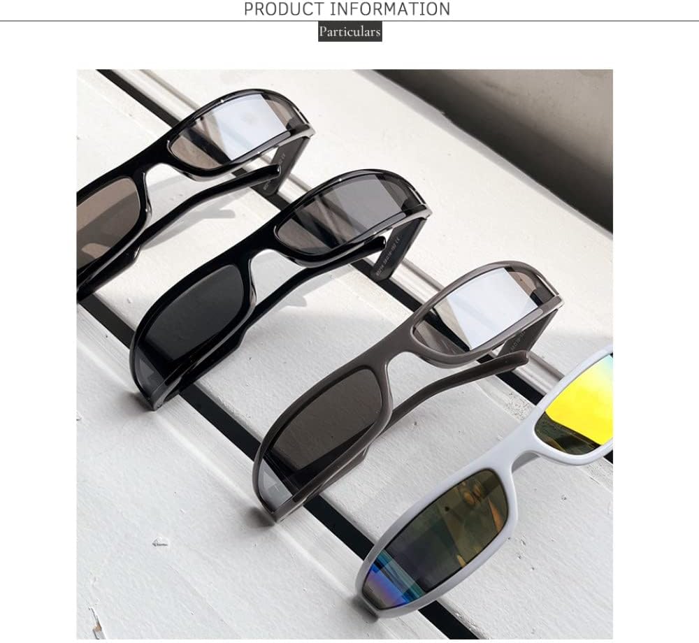 Slim Sunglasses Men Mirrored Reflective Sunglasses for Women