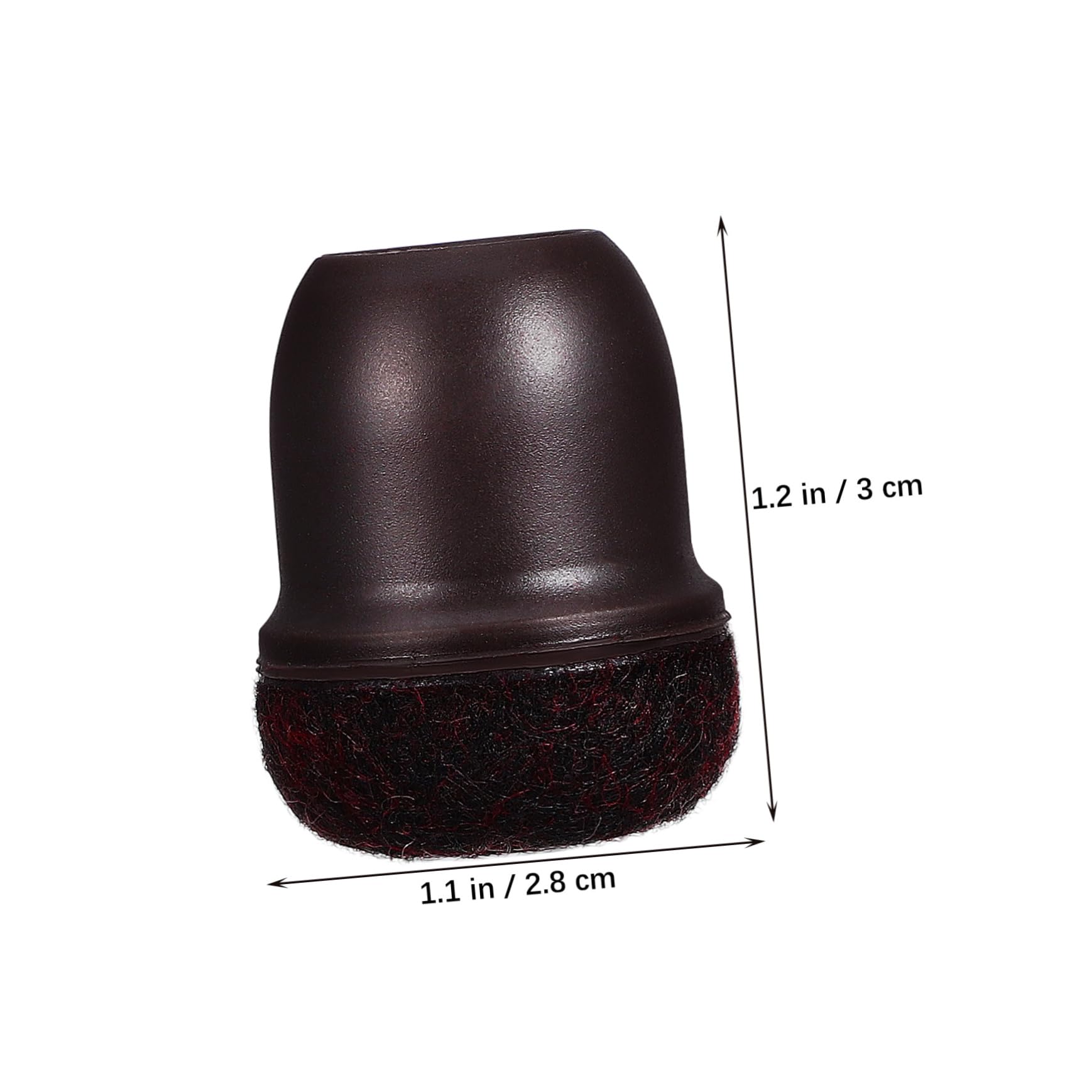 Hemobllo 48piezas De Patas De Silla Redondos Fieltro Antideslizante y para Muebles Capsulas De Protección De Suelo Adecuados para Patas