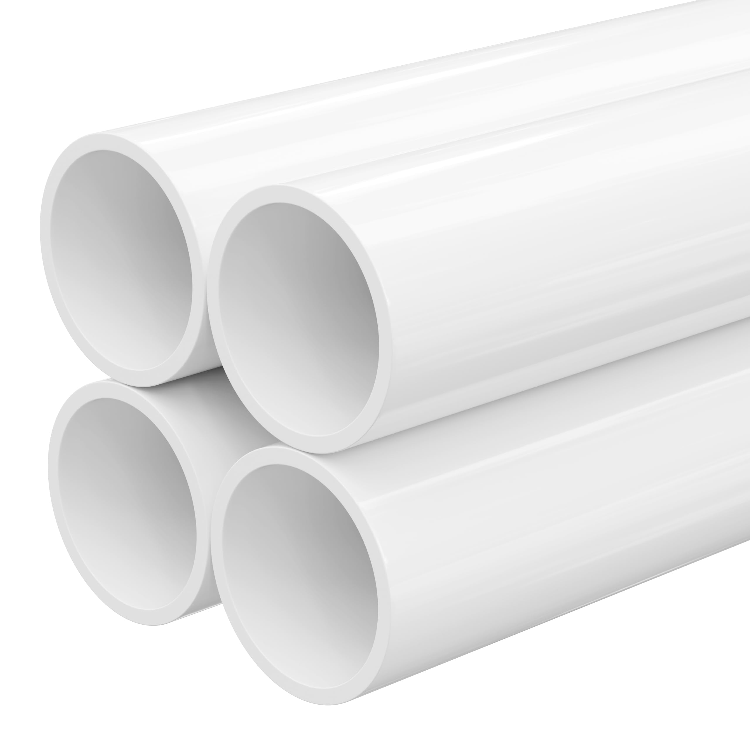 2 Inch PVC Pipe, 17 Inch Long Schedule 40, 4 PCS (pbugac)