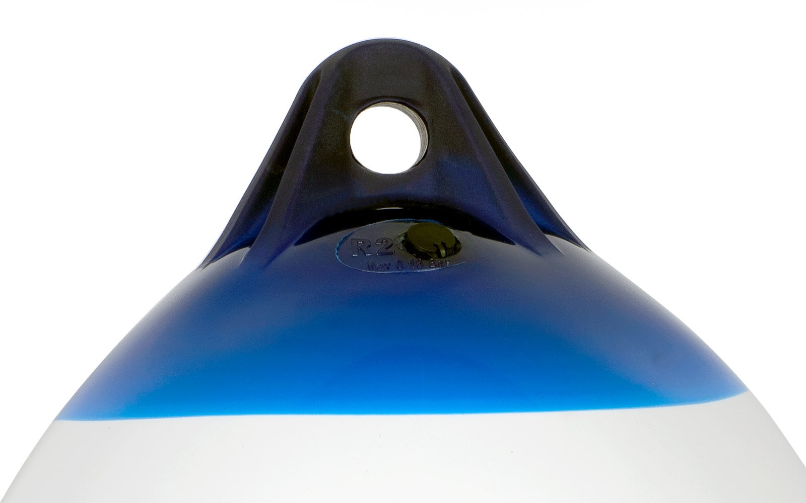 Ocean Fender Bootsfender Kugelfender R Serie Weiß Blau Plastisol PVC Aufblasbar UV-Beständig Rammschutz Verschiedene Größen