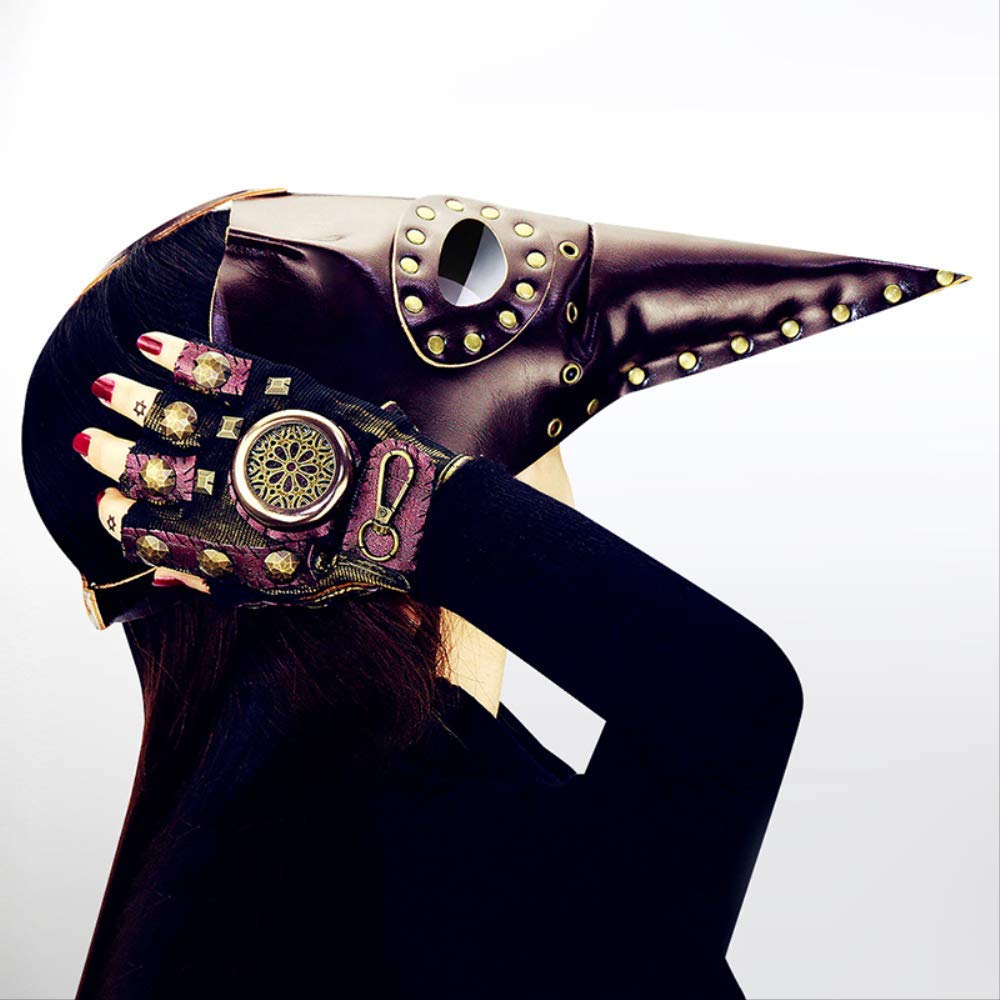 Bajie, maschera per Halloween e Halloween, maschera per uccelli, maschere da uomo e donna, in pelle PU, per cosplay, accessori creativi per feste