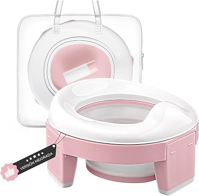 HUBORNS Orinal portátil infantil plegable con 10 bolsas