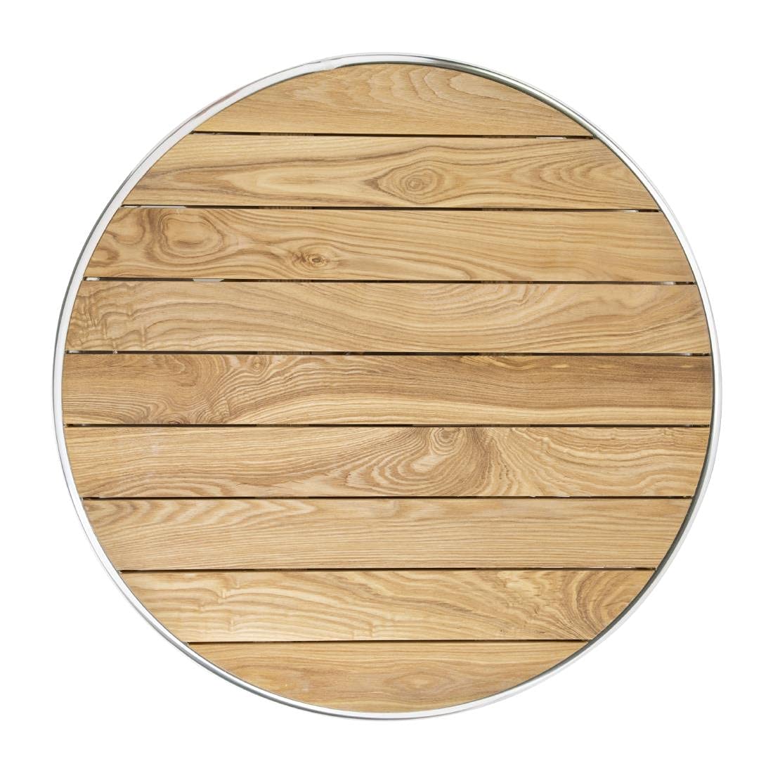 Bolero Mange-debout en frêne, hauteur 600 mm, plateau en bois de frêne pré-huilé et cadre en aluminium, taille : 1050 (H) x 600 (L) x 600 (P) mm, GR332