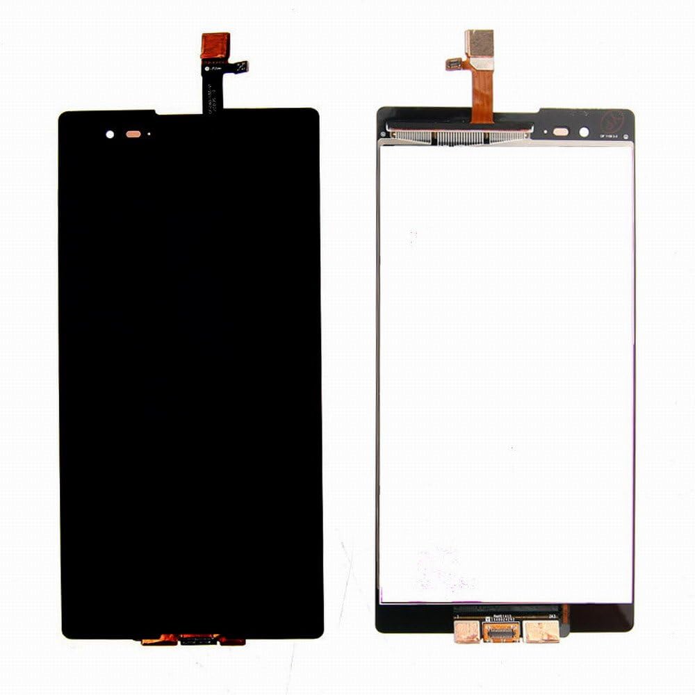 WeDone For Sony Xperia T2 Ultra D5303 D5306 LCD Display Touch Screen Digitizer Glass Assembly Replacement with Tool Kit (Black)