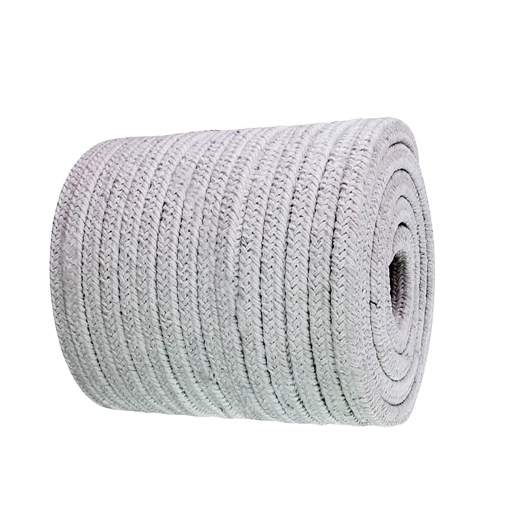 Ceramic Fiber Rope Gasket,Ceramic Fiber Rope Stove Door Gasket Seal Multiple Sizes 18-50mm Diameter 1 Meter(40 * 40 * 1000mm)