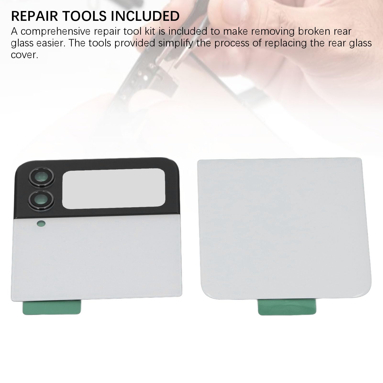 Back Glass Cover Replacement for Z Flip 4 5G Durable Revive Your