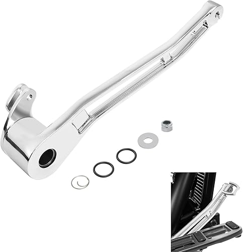 Miniatura 2 de TCMT Palanca de Brazo de Freno Cromado Compatible con Harley Touring 2014-2025 Road King Street Glide Road Glide Electra Glide Ultra Limited Tri