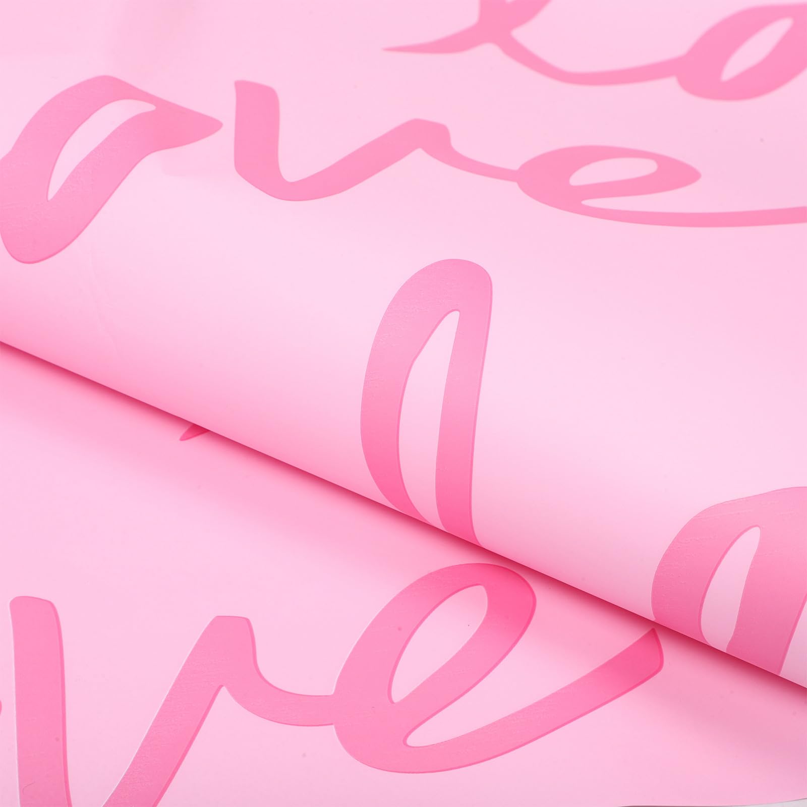 Healeved 40 feuilles de papier d'emballage pour bouquets de fleurs - Papier pour compositions 57 x 57 cm (22,4 x 22,4 pouces) - Idéal pour les mariages, la Saint-Valentin et Noël