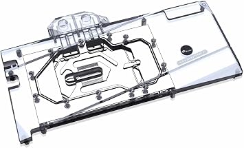 Bykski Full Coverage GPU Water Block and Backplate for Galaxy RTX 3090Ti HOF OC Lab Edition N-GY3090TIHOF-X