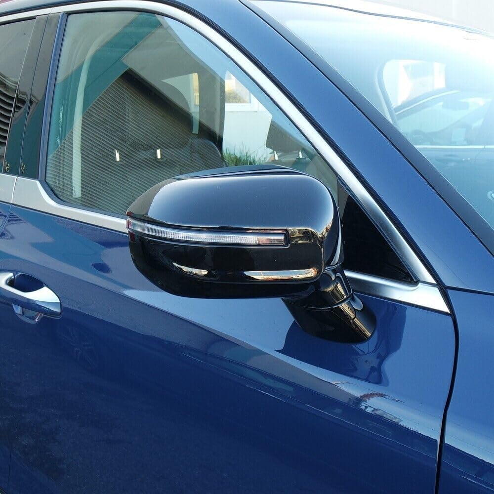 Glossy Black Style ABS Car Exterior Mirror Cover Side Rear view Mirror Cover Mirrors Protective Caps Compatible with Kia Telluride 2020-2025 Accessories