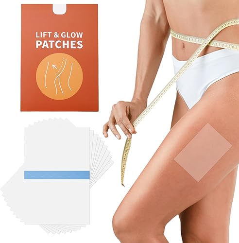 10 cintas de levantamiento de muslos, parche invisible impermeable para piernas, brazos estomacales, adhesivo de elevación y brillo, fácil de usar,