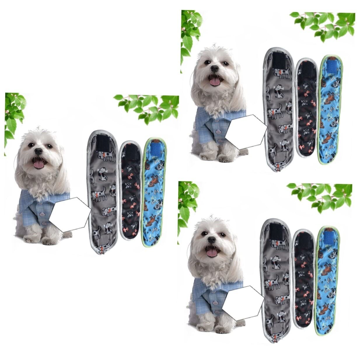 Mipcase 9stücke Teiliges Aus Wiederverwendbaren Hundehöschen Und Bauchbändern Für Kleine Rüden Atmungsaktives Baumwollmaterial Waschbar Und Komfortabel Für Zuhause Und Unterwegs