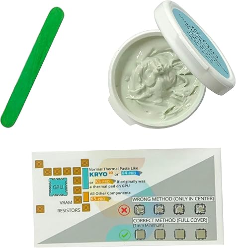 Miniatura 3 de Pasta térmica viscosa K5 PRO para repuesto de almohadilla térmica de 0.71 oz (Apple iMac, Sony PS4 y PS3, Xbox, Acer Aspire etc.)