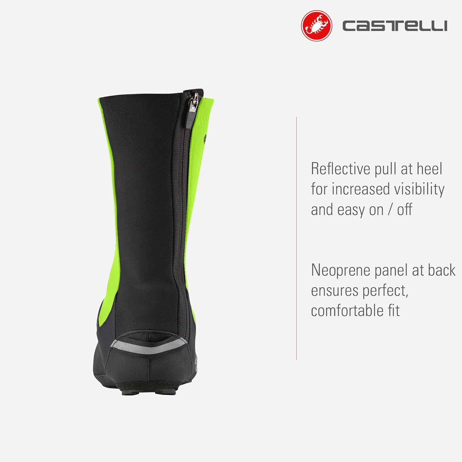 CASTELLI Men's Espresso Shoecover I Windproof, Shoe Warmer Overshoes for Road Cycling & Mountain Biking