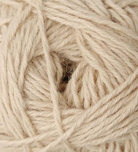 Miniatura 6 de Mezcla de lana de alpaca 2 madejas de 7.05oz de peso DK, celestial suave y perfecto para tejer y ganchillo (amarillo dorado, peso DK)