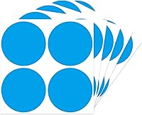 Vista 24 de STARLIBOO Calcomanías de punto negro, calcomanías circulares extraíbles de 3 pulgadas, para oficina, venta de garaje, venta de patio (200 piezas)