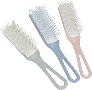 Cepillo para peinar el cabello, cepillo para desenredar el cabello para evitar resbalones Agarre cómodo 3 piezas para uso doméstico