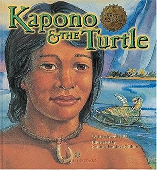 Hardcover Kapono & the Turtle Book