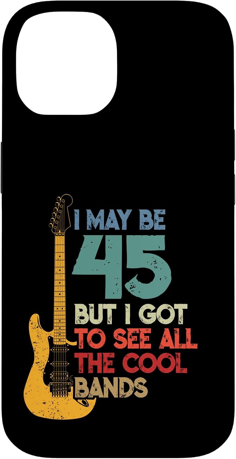 I May Be 45 But I Got to See All the Cool Bands Case for iPhone XR image 4