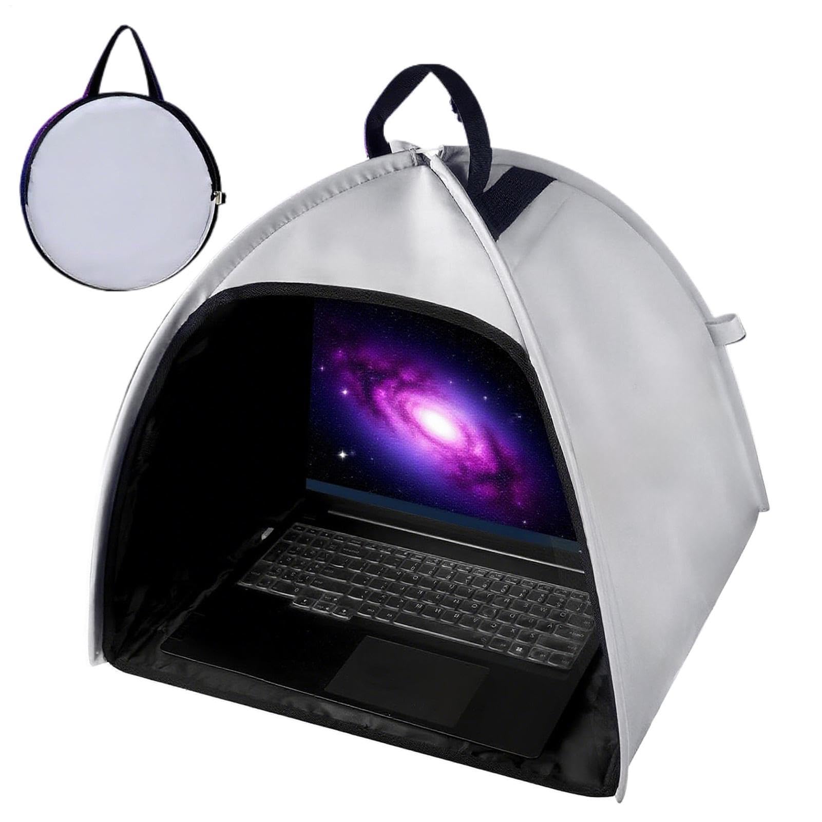 Osłona Na Laptopa Do Pracy W Plenerze Składana osłona przeciwsłoneczna