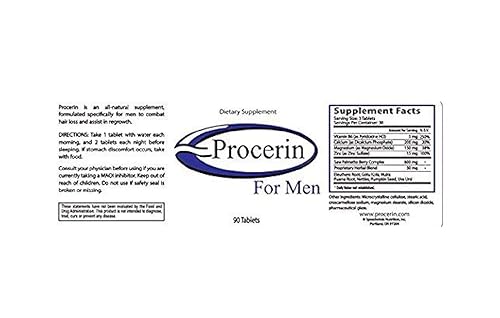 Miniatura 2 de procerin para los hombres, 90 Tablets, cabello Adelgazamiento del cabello para los hombres