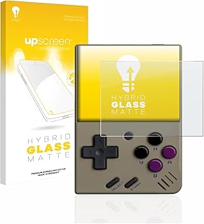 upscreen Matte Screen Protector Glass Film compatible with Miyoo Mini - Anti-Glare, Anti-Fingerprint, 9H Glass Protection