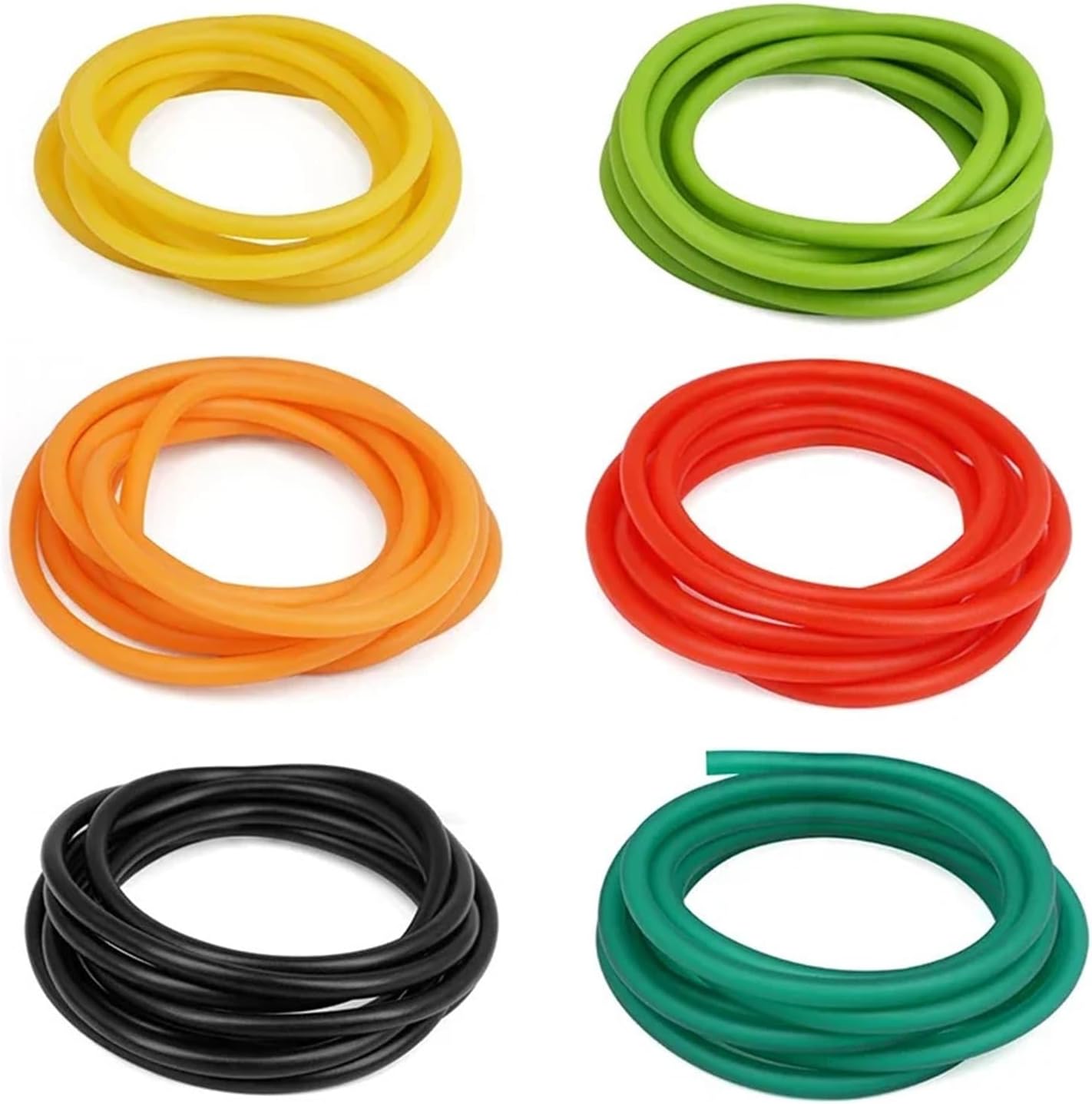 Rubber Tubing 20m Nature Latex Rubber Hoses Color Soft High Resilient Surgical Medical Tube Elastic Band Slingshot Catapult For Home Hospital Laboratory(Yellow)