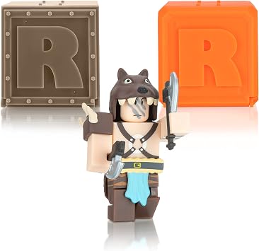 Roblox Action Collection Kingdom Simulator Berserker Figure Pack + 2 Mystery Figures Set 3 Exclusive Virtual Items