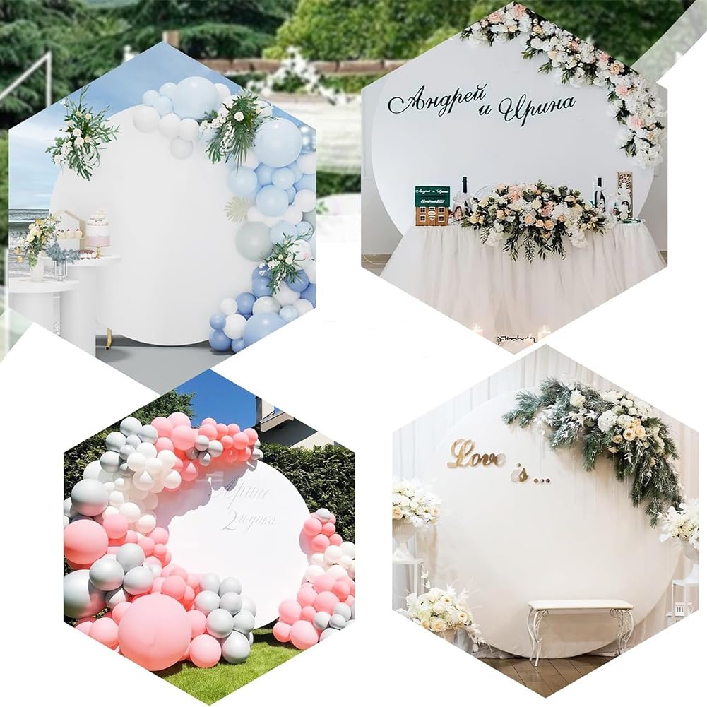 Housse Pour Arche De Mariage En Polyester élastique - Blanc, 150x65 Cm, Pour Cérémonie, Photo, Décoration