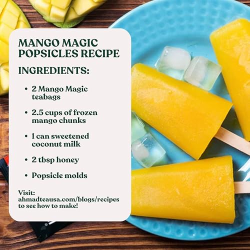 Miniatura 11 de Ahmad Tea Mango Magic Black Tea, cajas de 20 unidades (paquete de 6)