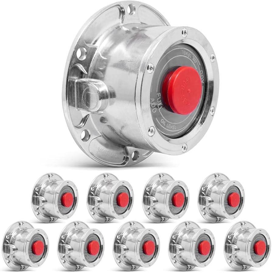 Amazon.com: 3404009PTP Polished Aluminum Hub Caps Replaces Stemco