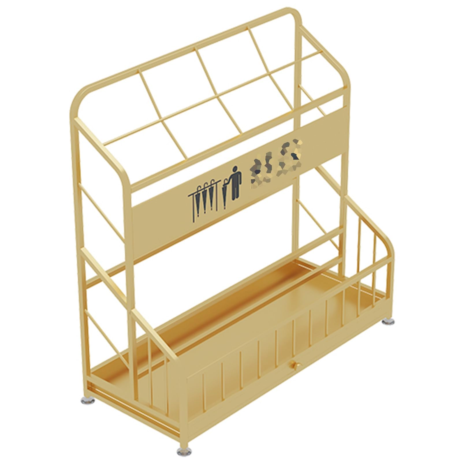 FCXWEVR Umbrella Rack with Removable Drip Tray - Floor Standing Entryway Storage Solution for Schools Offices Hotels - Durable & Stylish Umbrella nizer