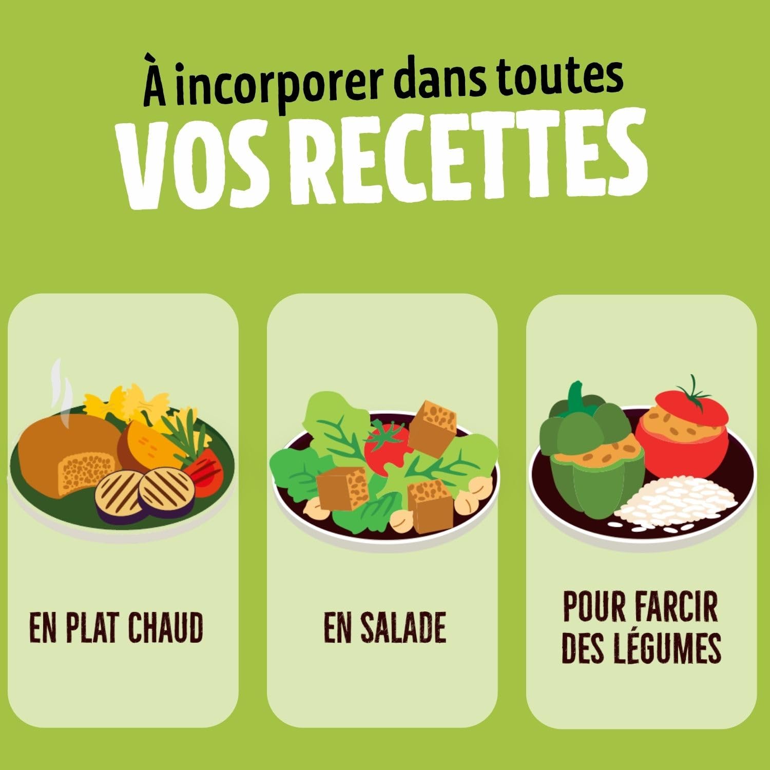 CÉRÉAL BIO – Croq'Soja Curry & Pavot – Plat Végan Bio – Repas Simple et Rapide à Réchauffer – Nutriscore A – 200 g