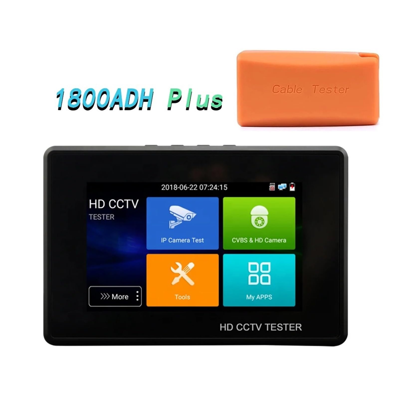 Tester for Telecamera CCTV IP analogico 5-in-1 TVI AHD CVI Tester di Sicurezza della Batteria Integrato Test Video PTZ 4K
