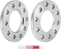 Vista 62 de KAX Espaciadores de rueda 4x4, adaptadores de espaciadores de rueda de 1" con pernos de 1/2" x20, diámetro del cubo de 59 mm, 2 piezas para Xpress
