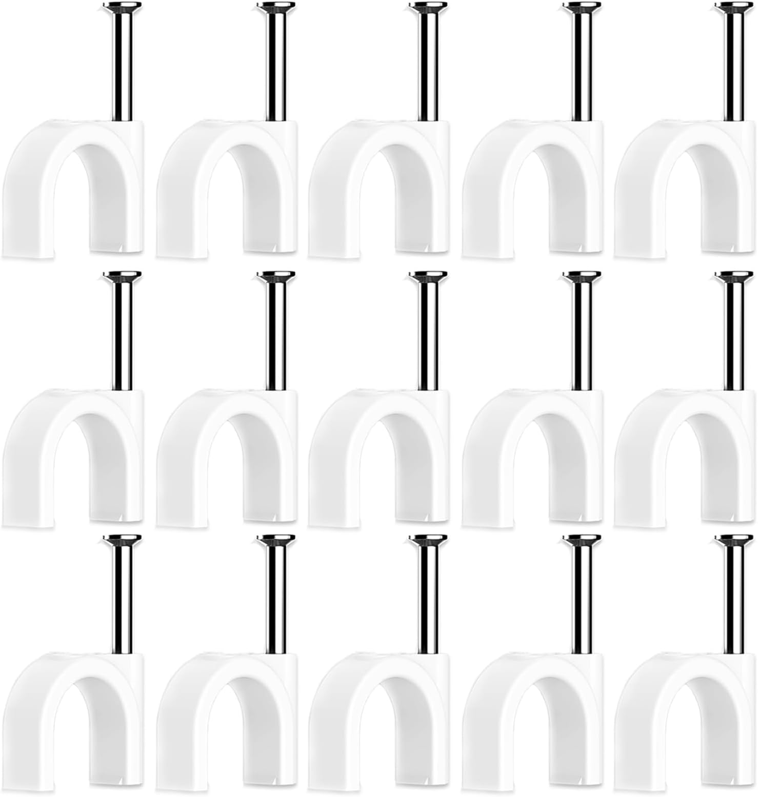 40 Pièces (Deux Tailles) Attache Cable, Clips Câble