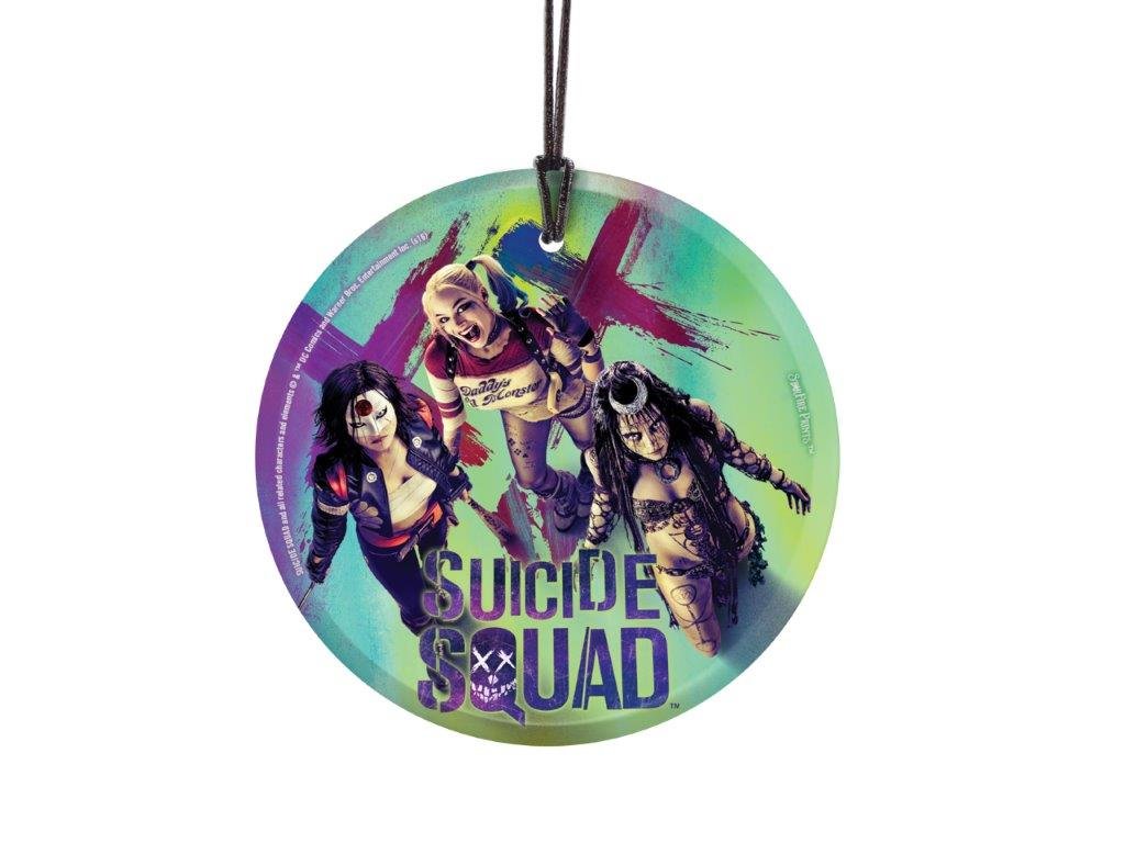 Suicide Squad Squad Girls Hanging Glass