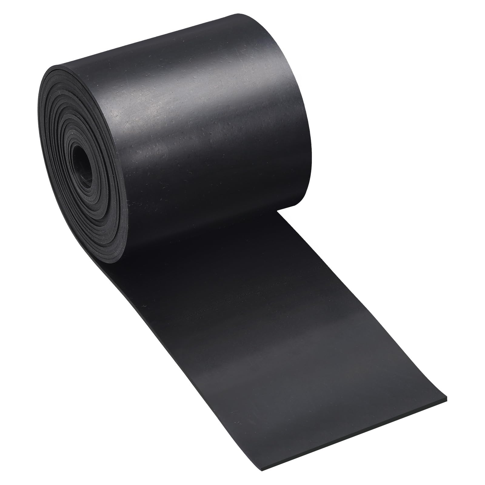MECCANIXITY Neoprene Rubber Sheet, 10' x 0.12" Solid Black Rubber Sheet for DIY Gaskets, Pads, Seals, Crafts, Flooring, Supports