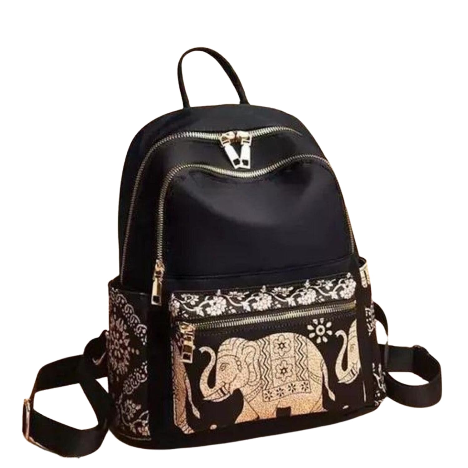 jaisom Stylish Women's Fashion Backpack Purses Multipurpose Design Handbags and Shoulder Bag (AUG_copy_Elephent print bag hoc_BZ)-picture-17