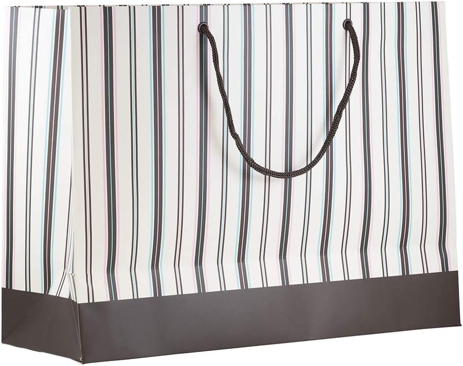 JAM Paper Gift Bags with Rope Handles - Medium - 8 x 10 x 4 - Red Matte - Sold Individually