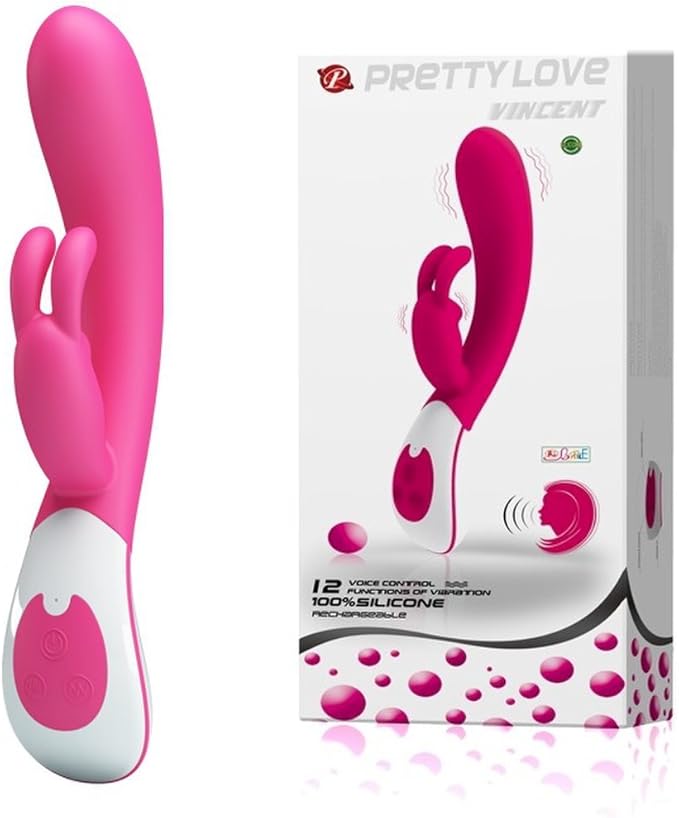 Vibrador de silicona Vincent con cargador USB, vibración ...