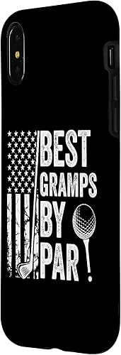 Miniatura 2 de iPhone XXS Best Gramps By Par USA Flag Golf Fathers Day Golfing Grandpa Case