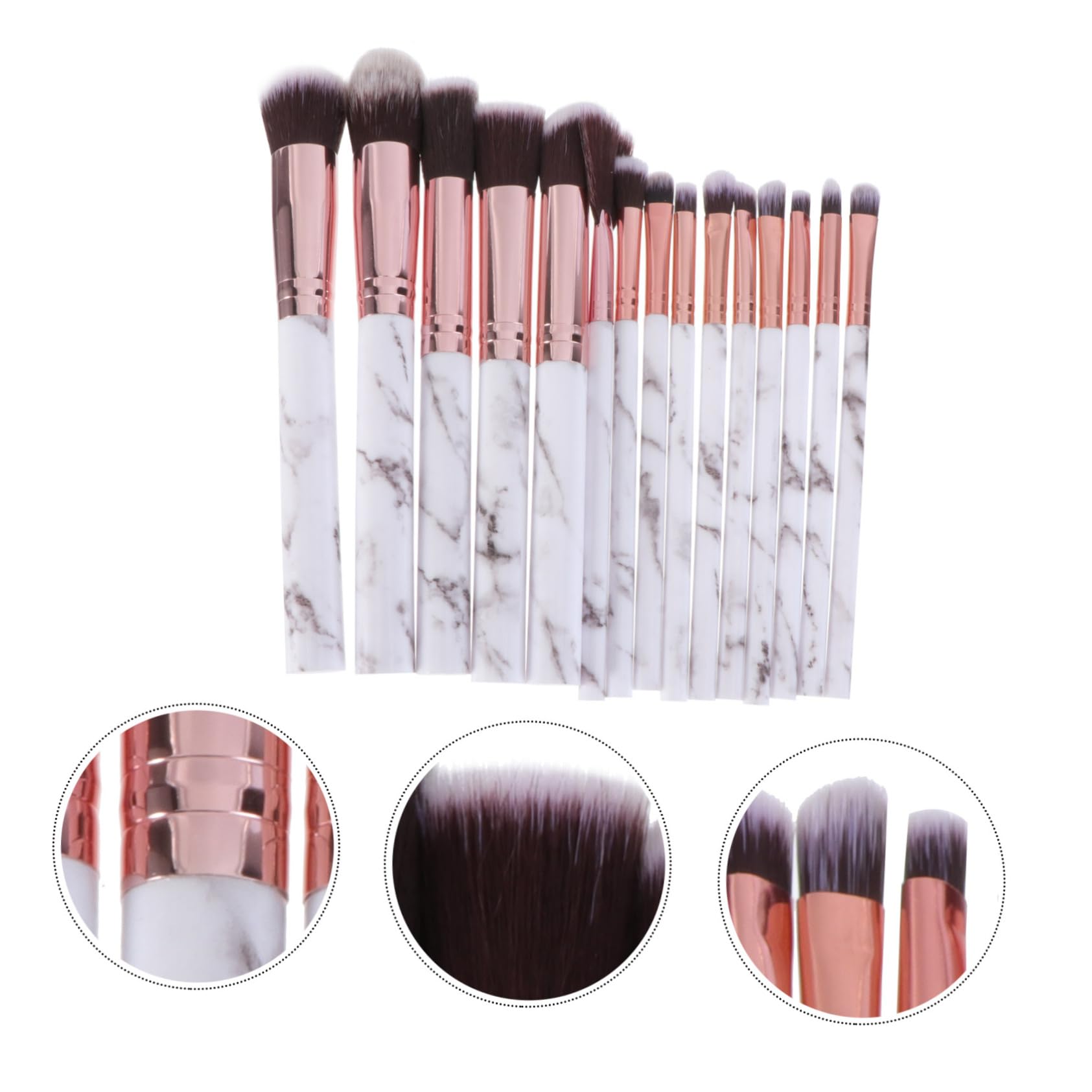 Housoutil Ensemble De 45 Pinceaux De Maquillage Avec Manche En Plastique Et Poils En Nylon Pour Pinceaux Cosmétiques Et Pinceaux De Maquillage Pour Femmes.